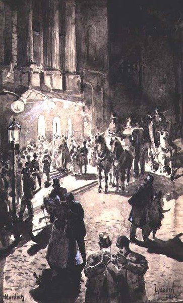The Door of the Lyceum, Edinburgh by William G. Burn Murdoch