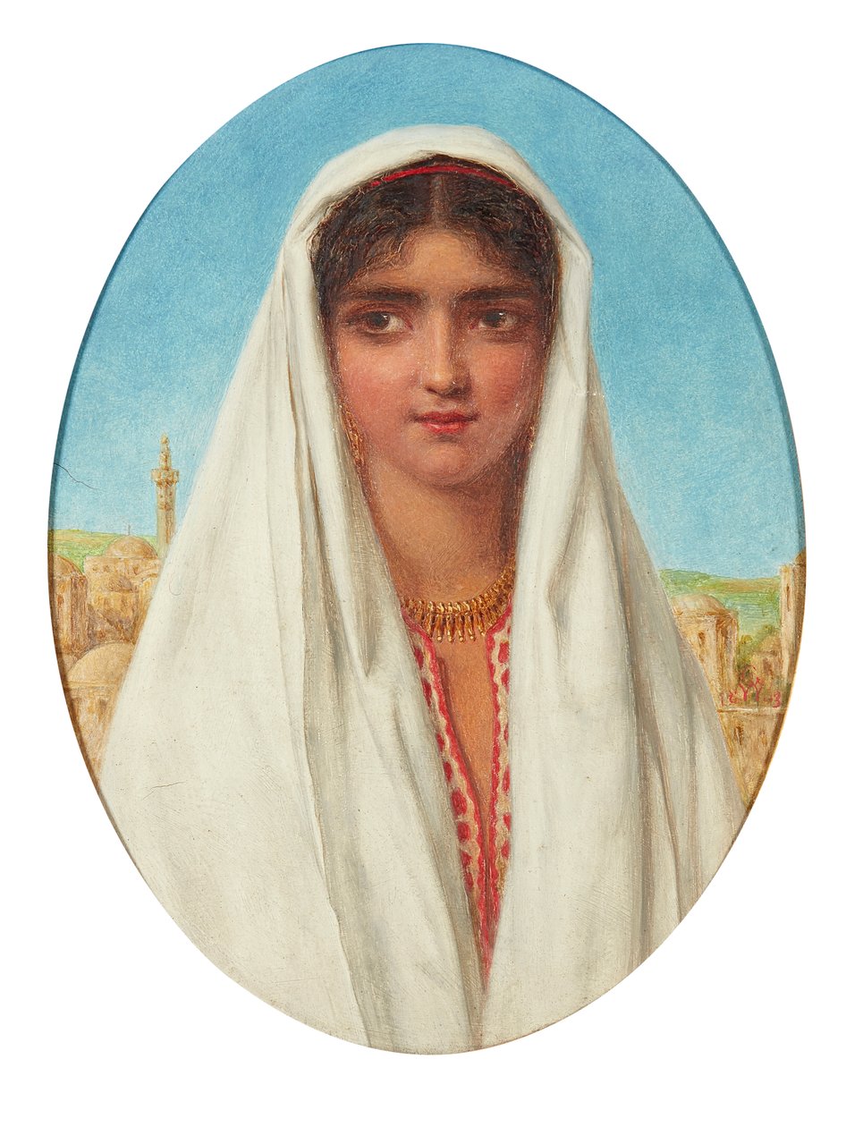 Portrait of An Arab Girl by William Gale
