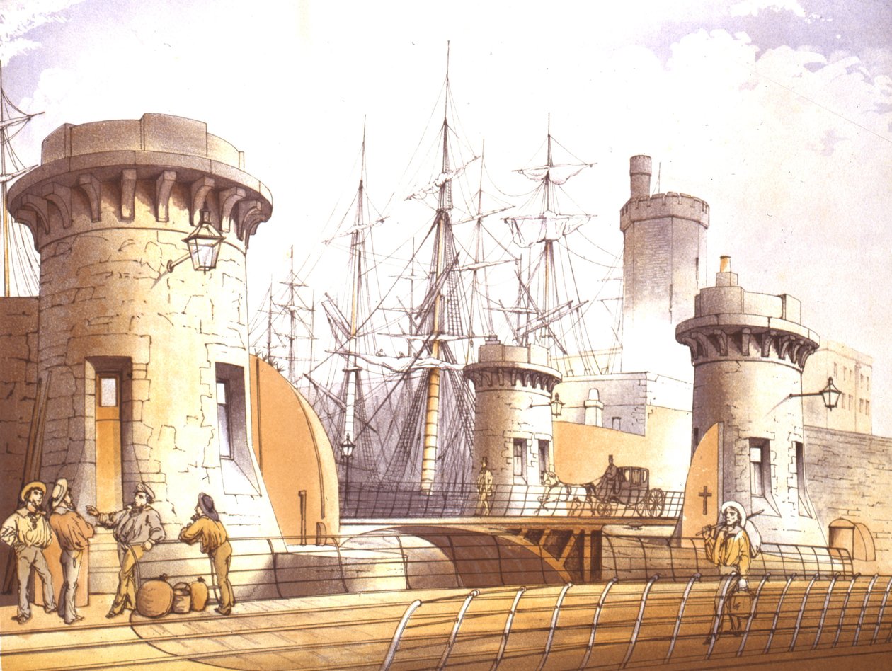 Stanley Dock Gates by William Gavin Herdman