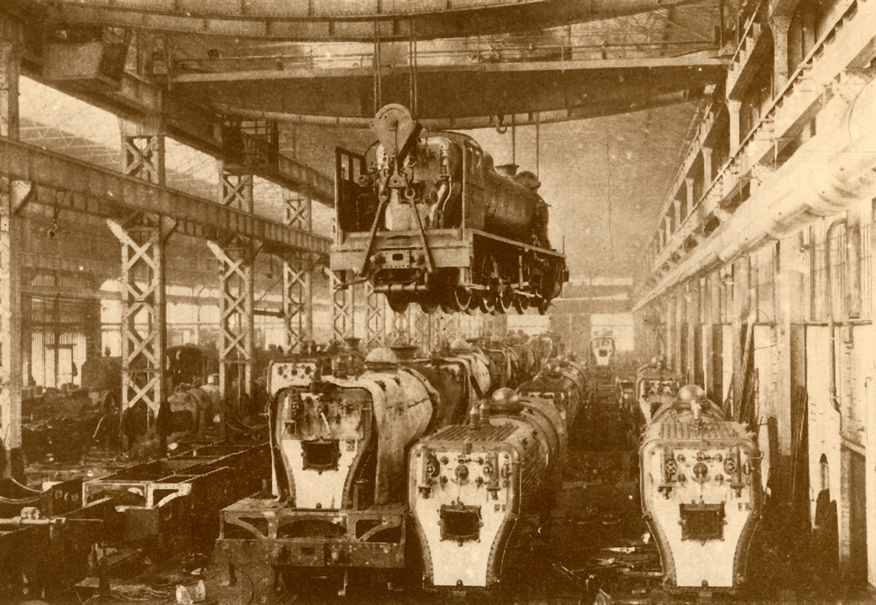 In the Erecting Shop, c1930 by William George Armstrong