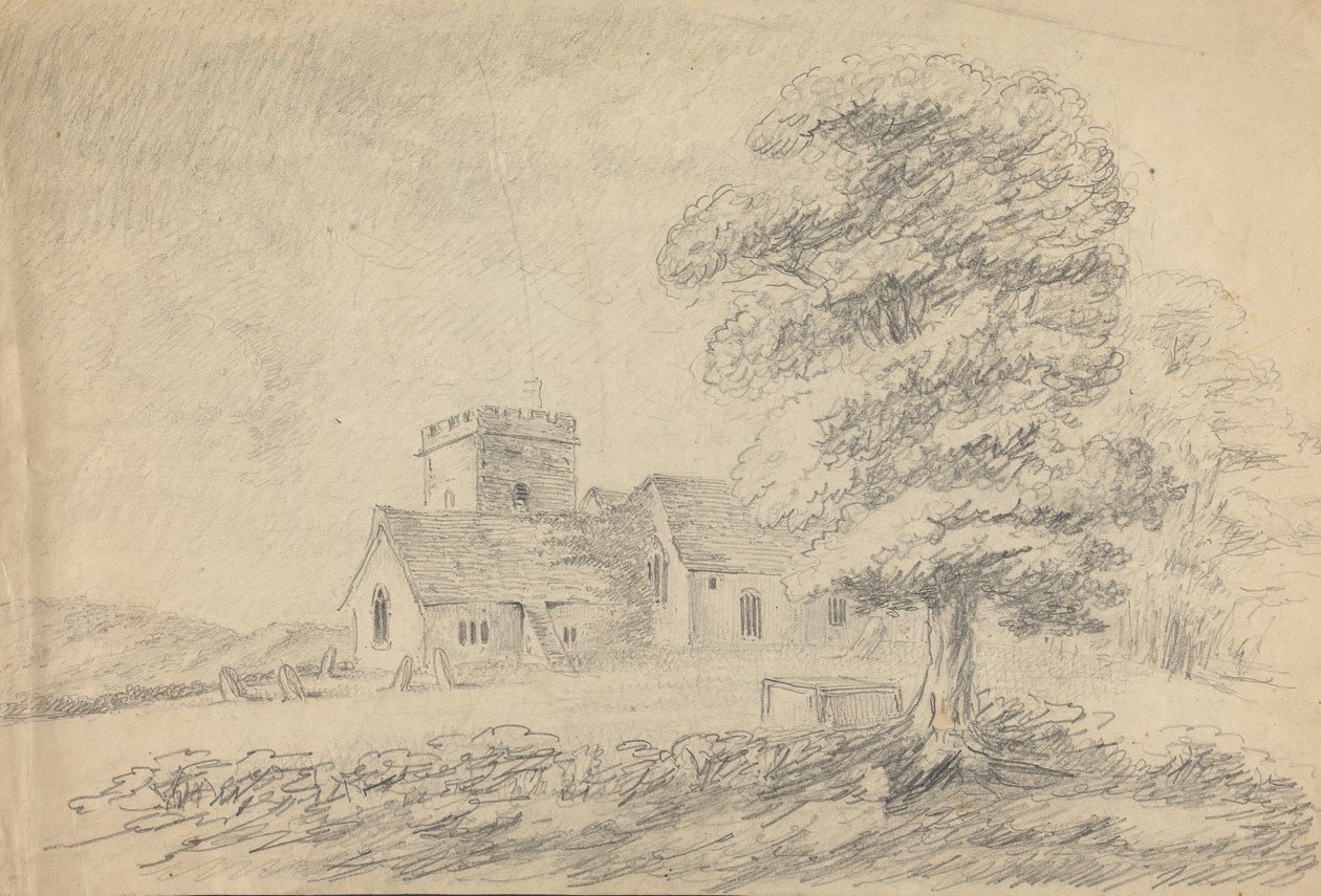 View of Boldre Church by William Gilpin