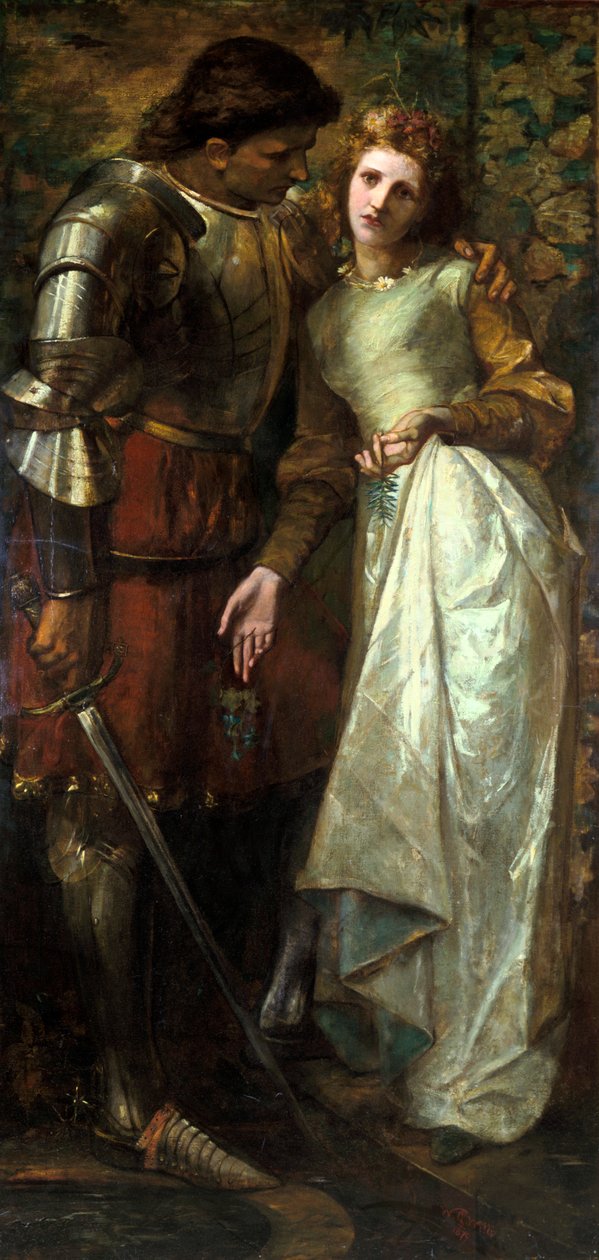 Ophelia and Laertes or Ophelia Here is Rosemary by William Gorman Wills