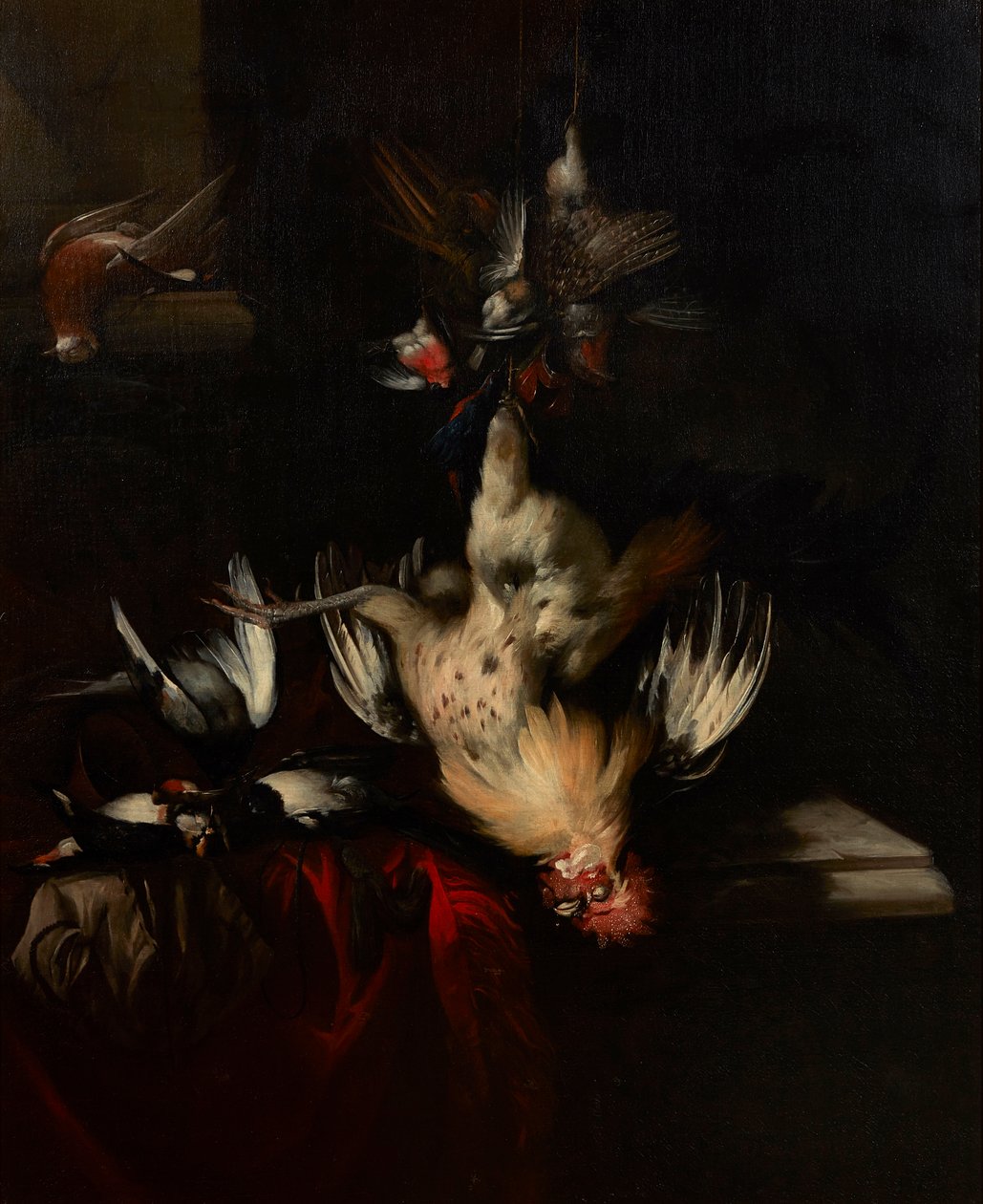 A Still Life of Dead Game and Songbirds by William Gowe Ferguson
