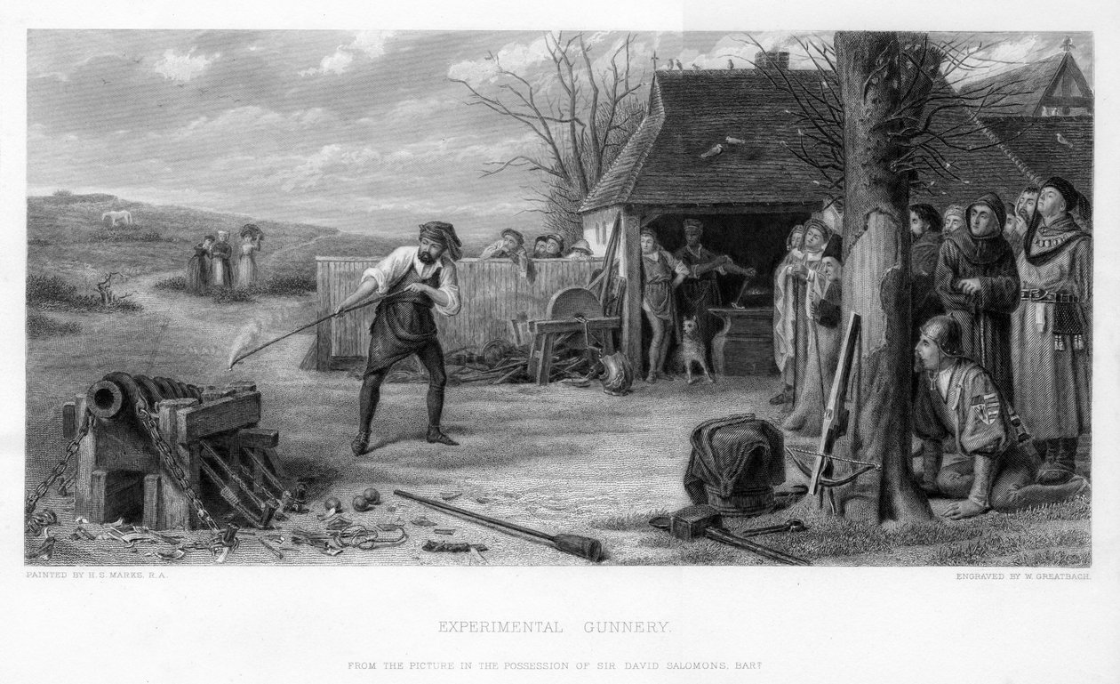 Experimental Gunnery, 19th century by William Greatbach