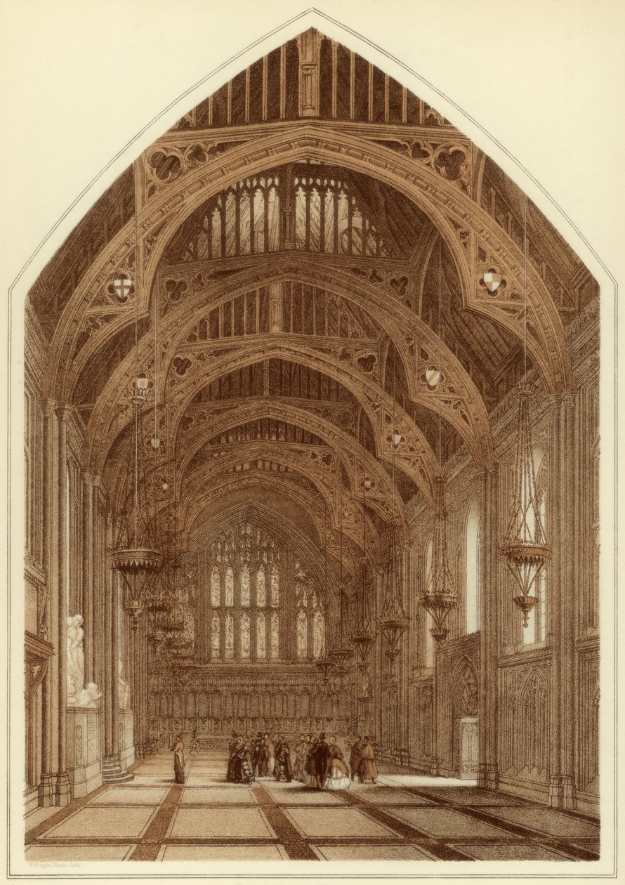 Guildhall Interior, City of London by William Griggs