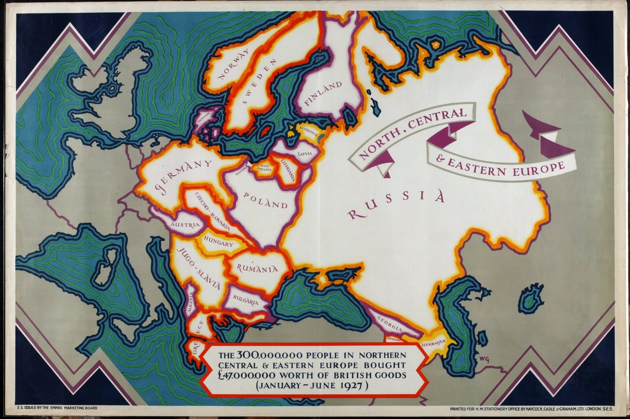 North, Central and Eastern Europe, from the series 