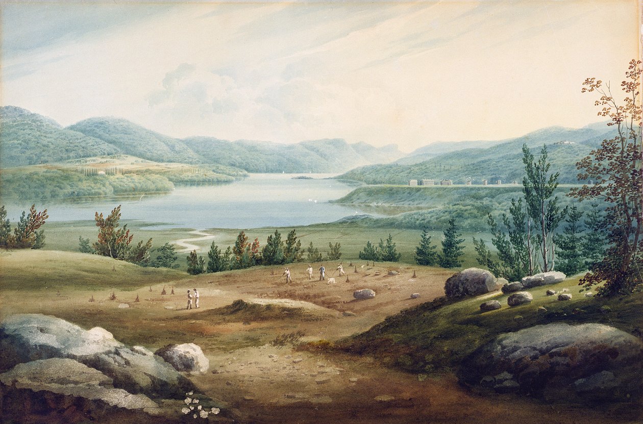 Hudson River at West Point, New York, 1820 by William Guy Wall
