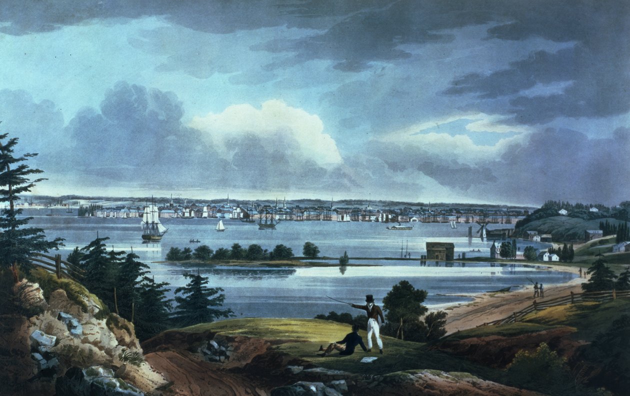 New York from Heights Near Brooklyn by William Guy Wall