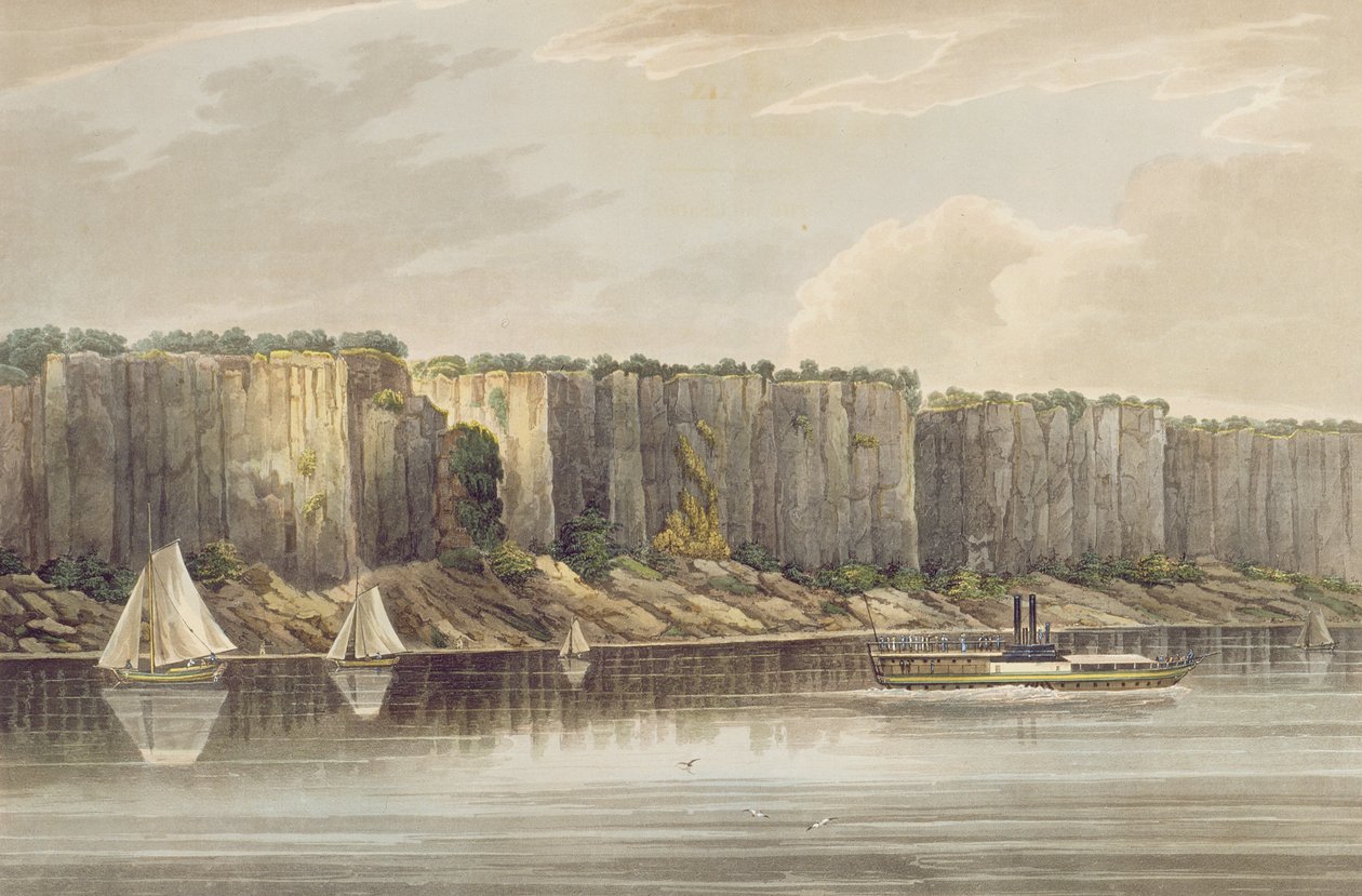 Palisades, no.19 of the Hudson River Portfolio, engraved by J. Hill by William Guy Wall