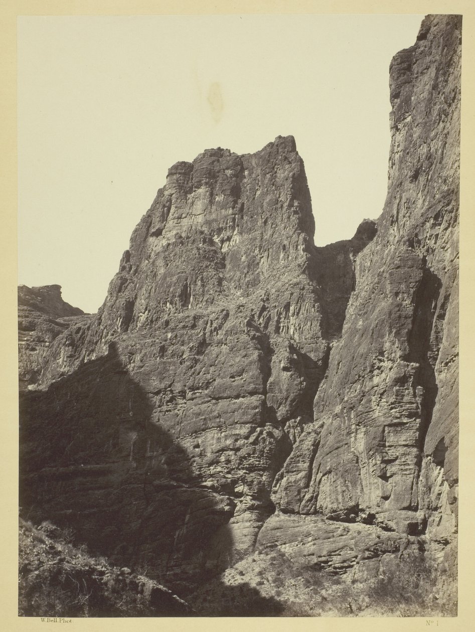 Canyon of Kanab Wash, Colorado River, Looking South by William H. Bell