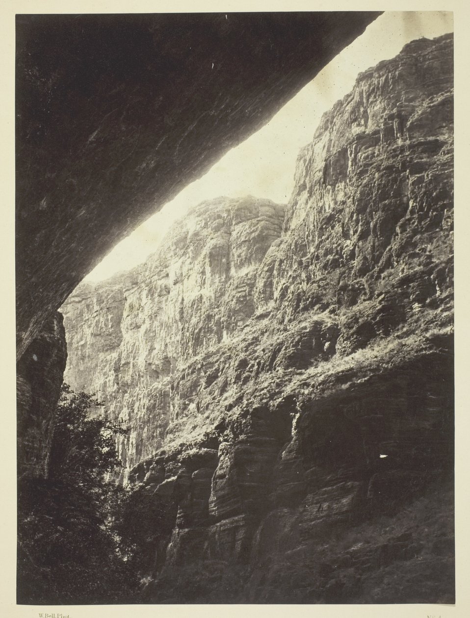 Canyon of Kanab Wash, Colorado River, Looking South by William H. Bell