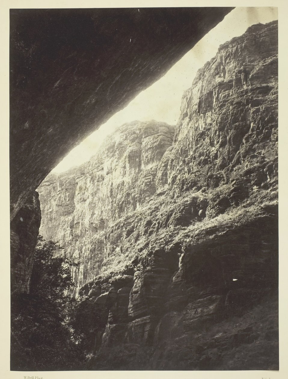 Canyon of Kanab Wash, Colorado River, Looking South by William H. Bell