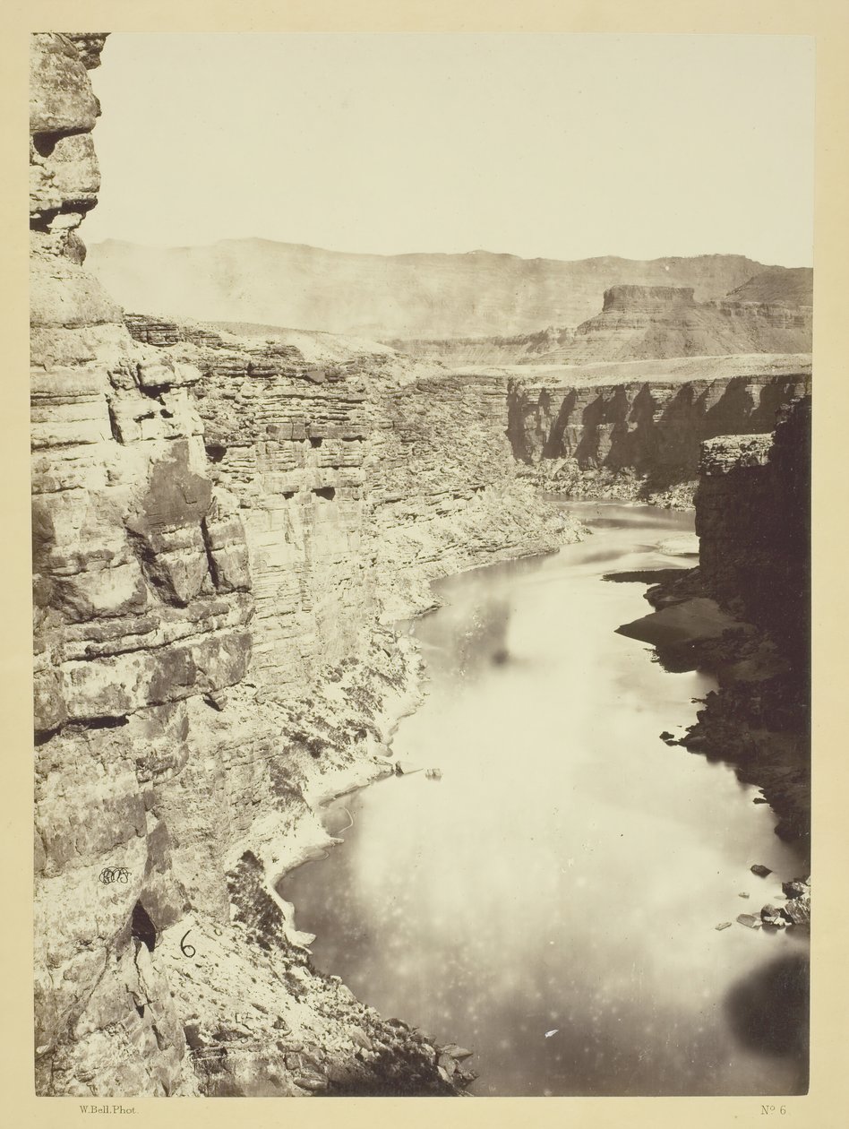 Grand Canyon, Colorado River, Near Paria Creek, Looking West by William H. Bell