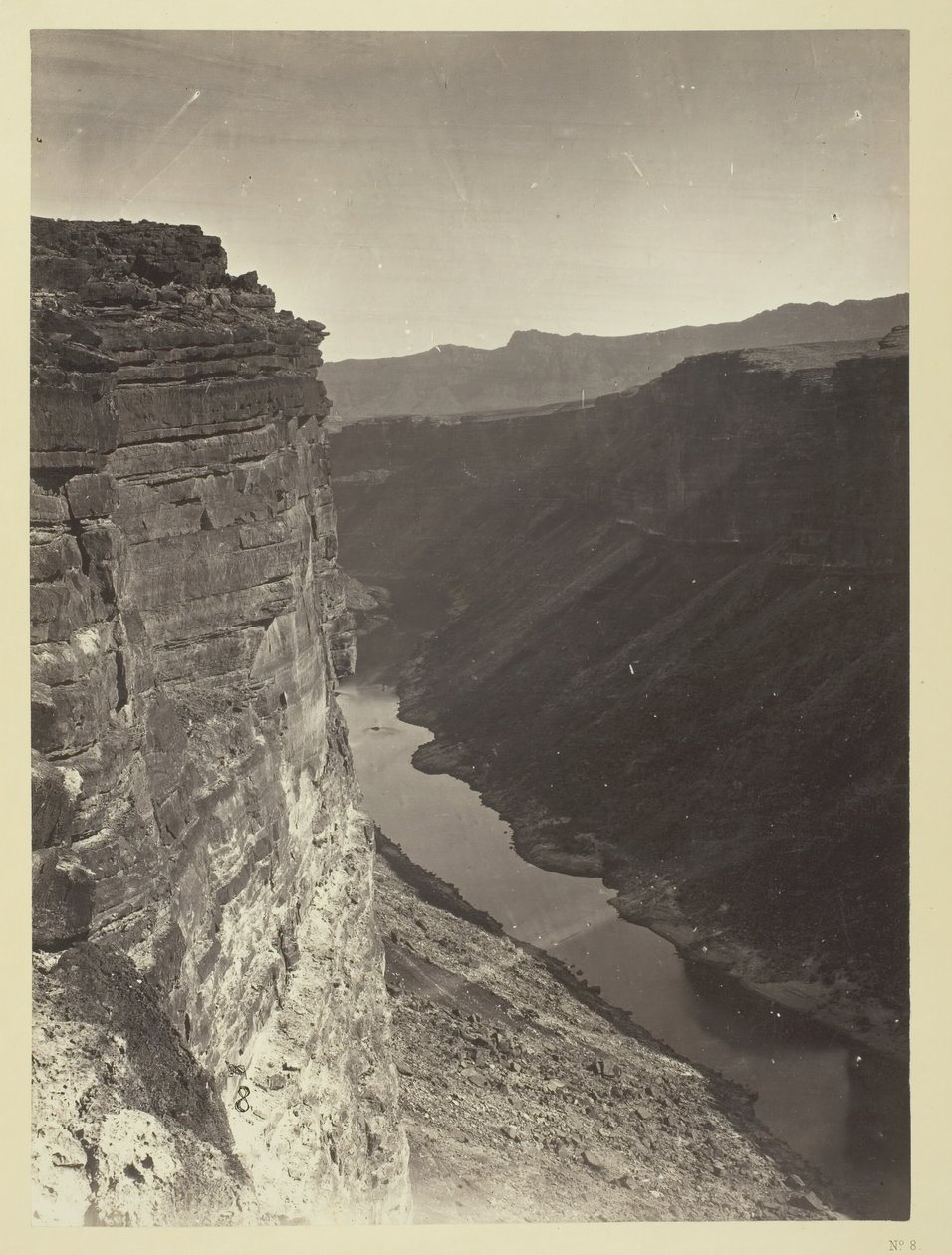 Grand Canyon, Colorado River, Near Paria Creek, Looking East, 1872 by William H. Bell