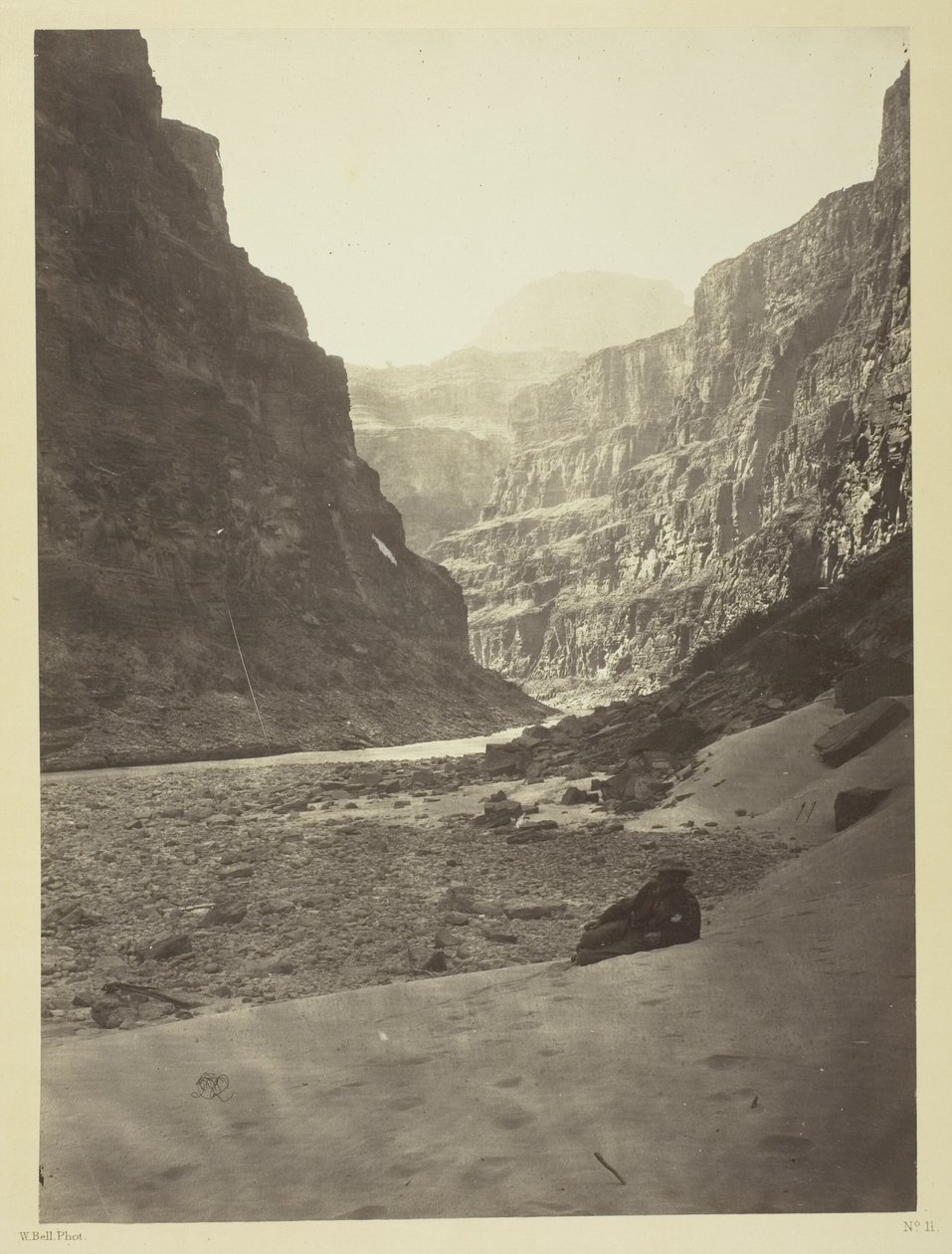 Grand Canyon of the Colorado River, Mouth of Kanab Wash, Looking West by William H. Bell