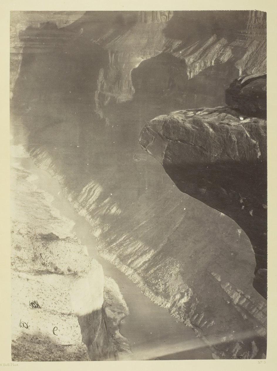 Looking South into the Grand Canyon, Colorado River, Sheavwitz Crossing by William H. Bell