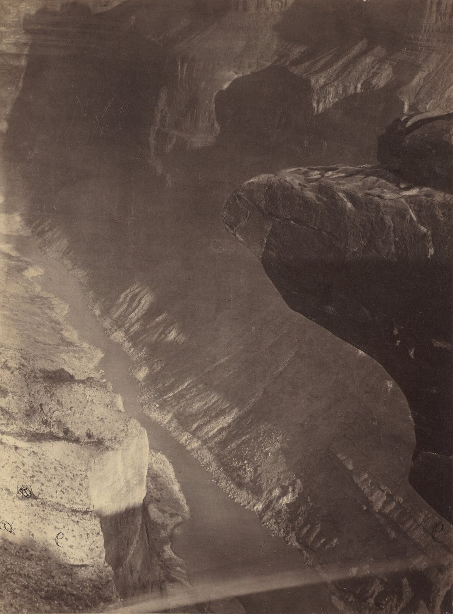 Looking South into the Grand Canyon, Colorado River, Sheavwitz Crossing by William H. Bell