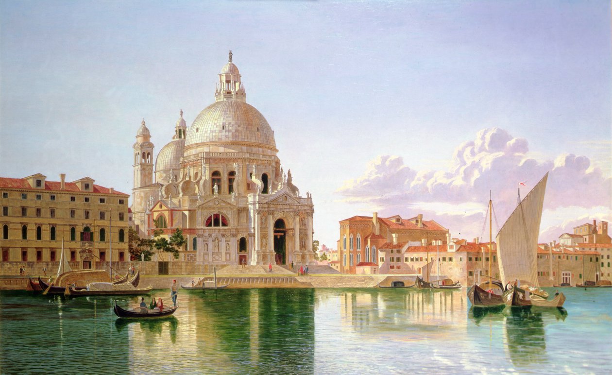 A View of Santa Maria Della Salute, Venice by William H. Burnett