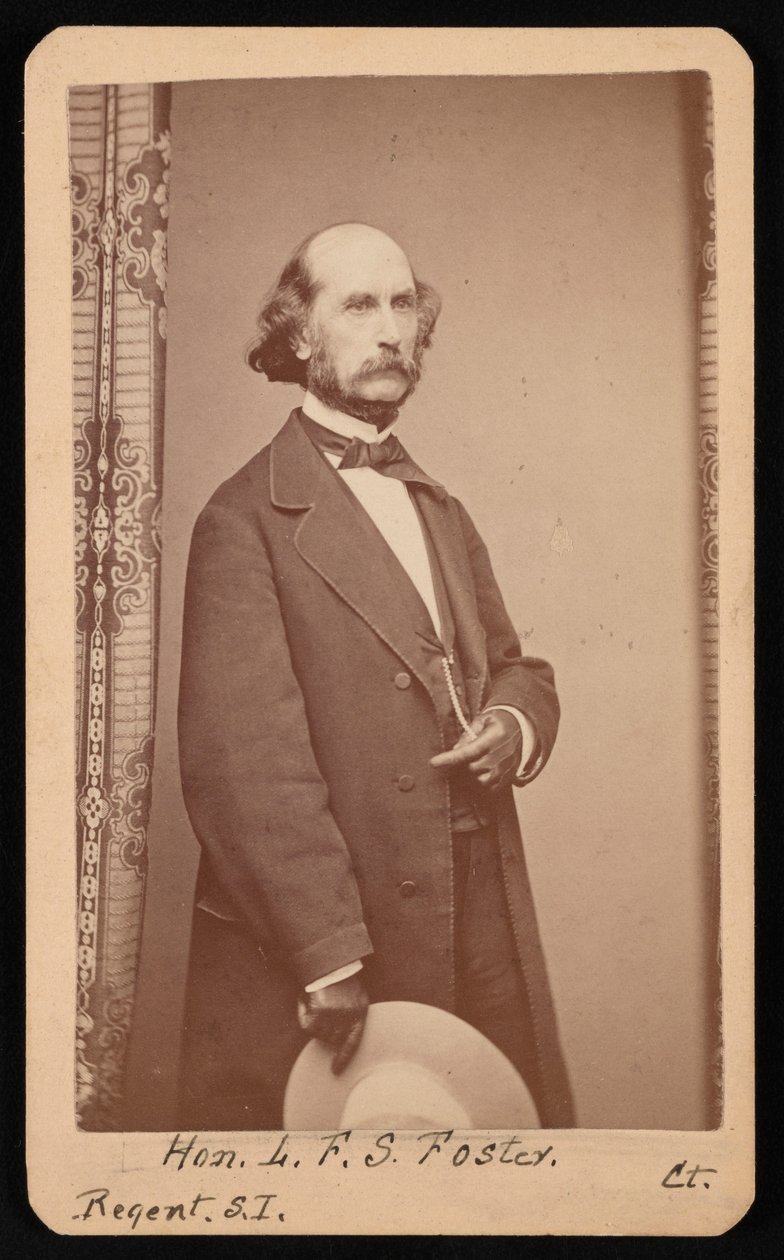 Portrait of LaFayette Sabine Foster by William H Jennings