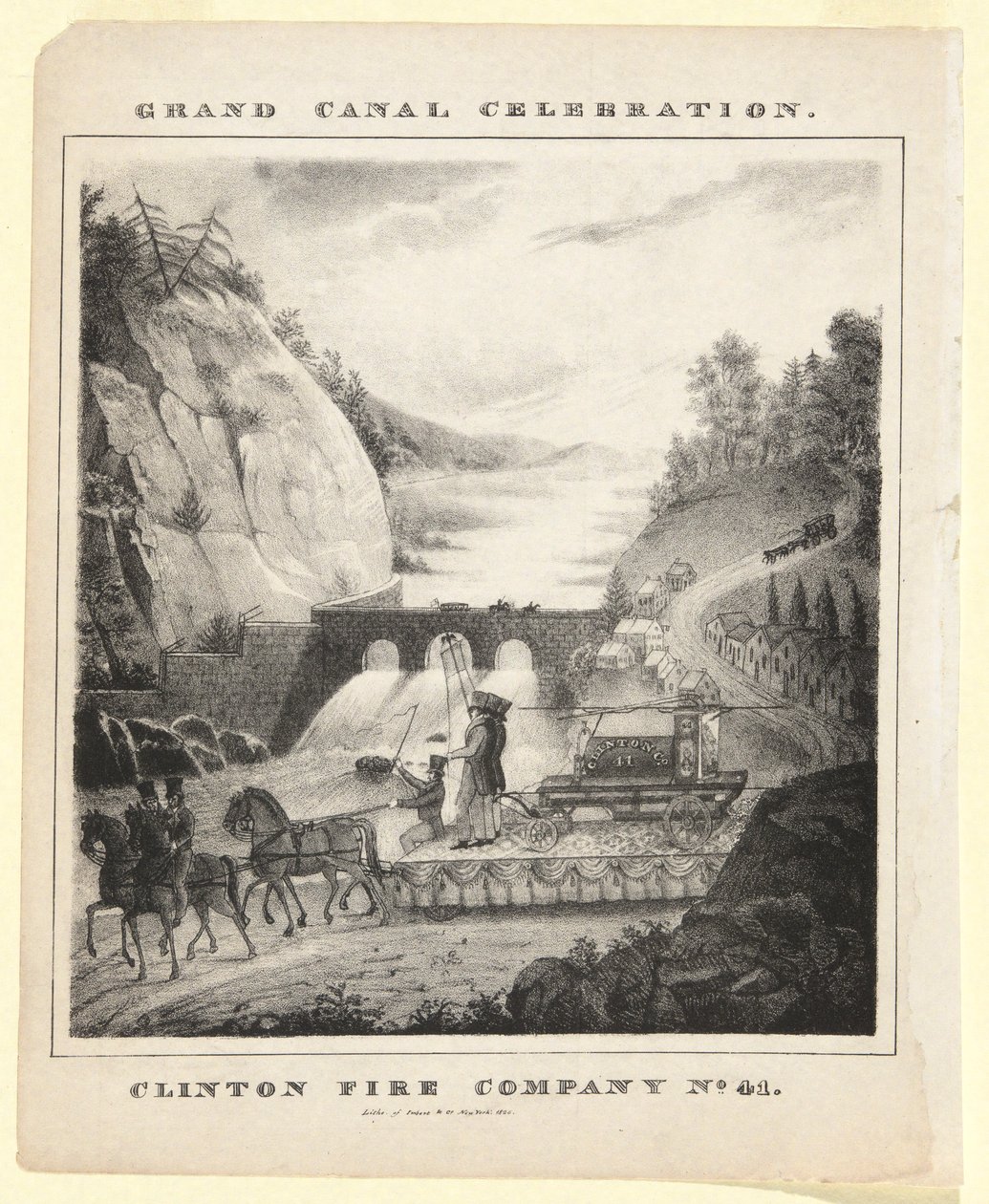 Clinton Fire Company No.41 by William H. Tuthill