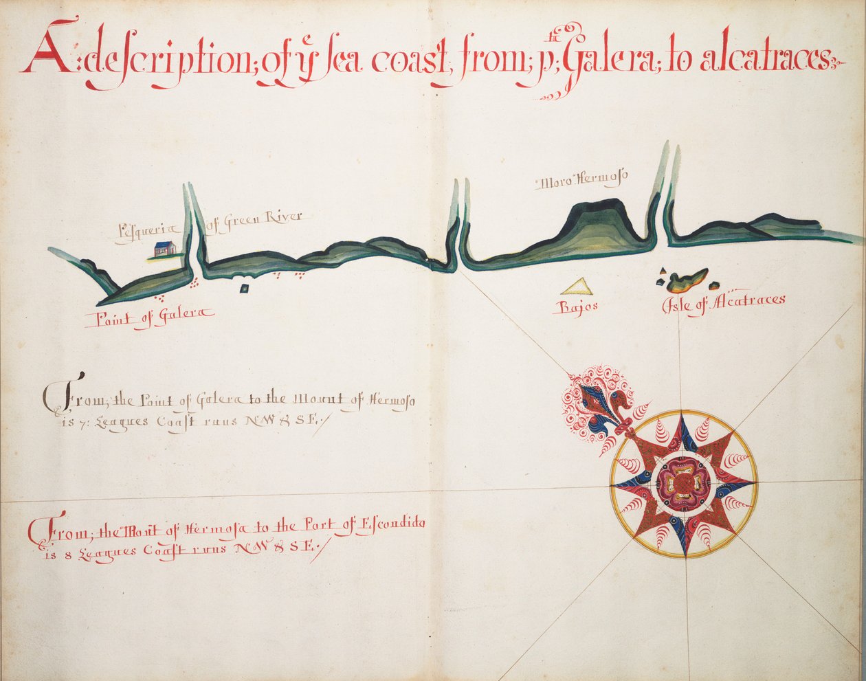 A Description of Sea Coast from Galera to Alcatraces by William Hack