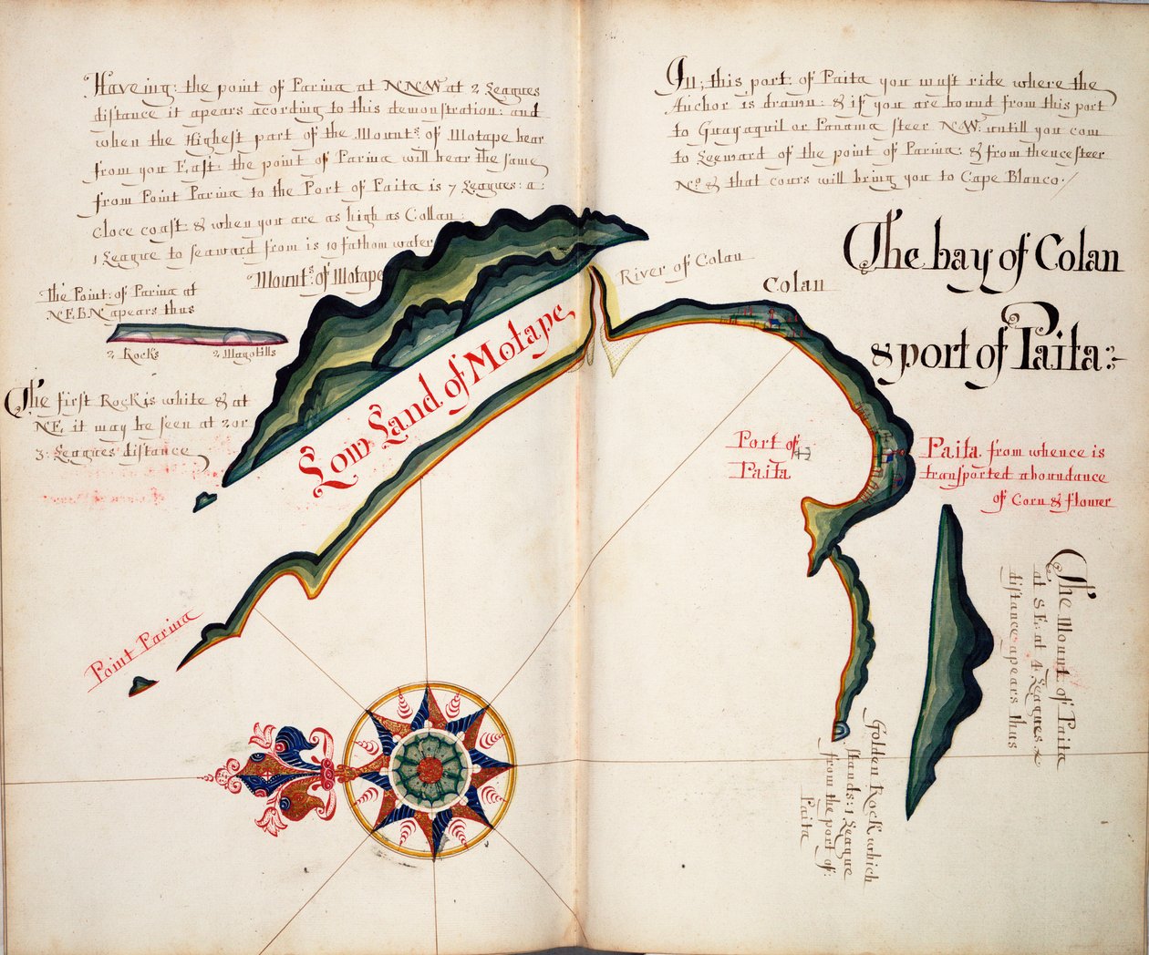The Bay of Colan & Port of Paita by William Hack