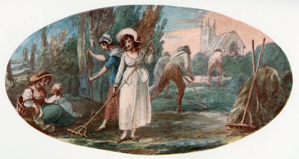 Haymaking by William Hamilton