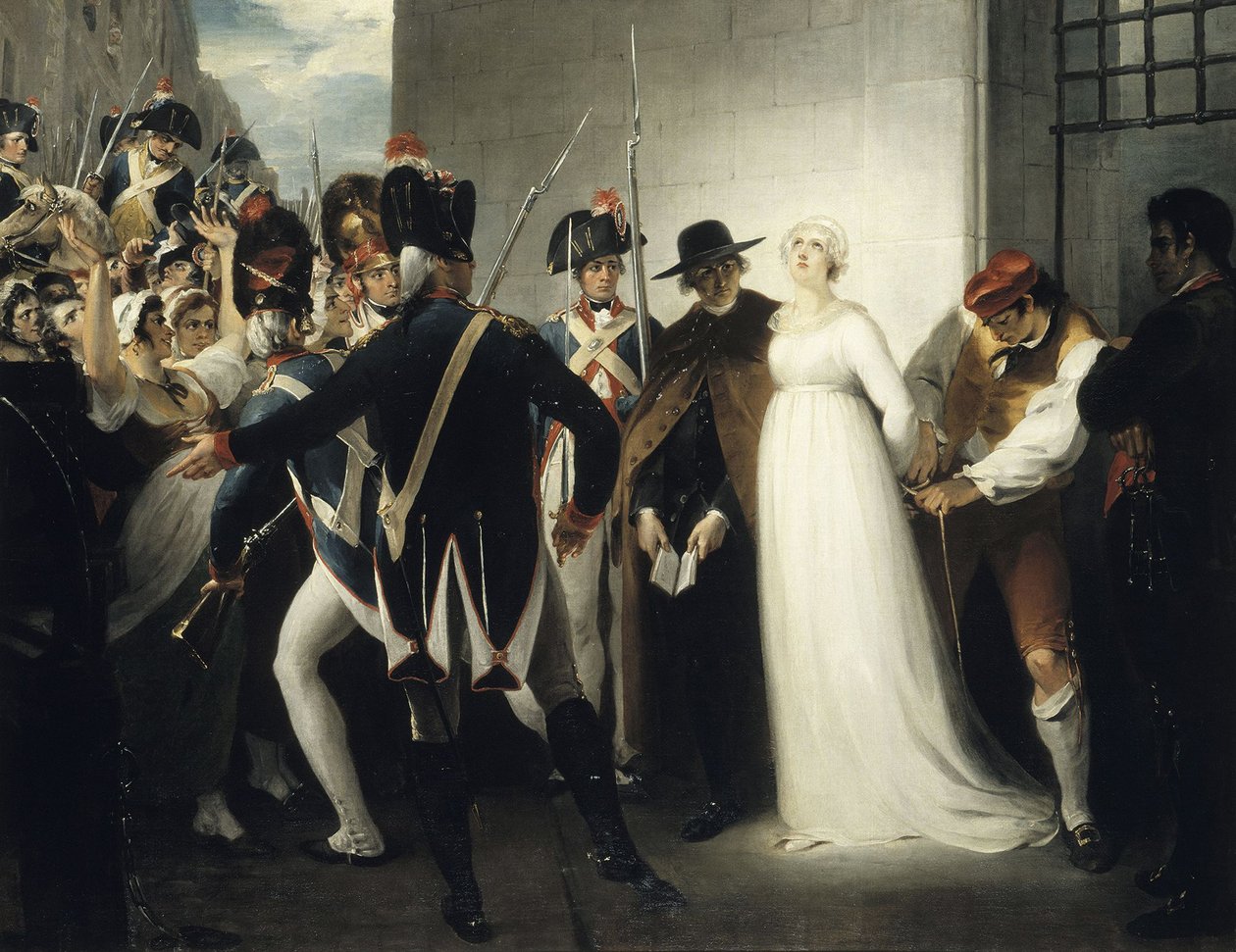 Marie Antoinette Being Taken to Her Execution on 16 October 1793, 1794 by William Hamilton