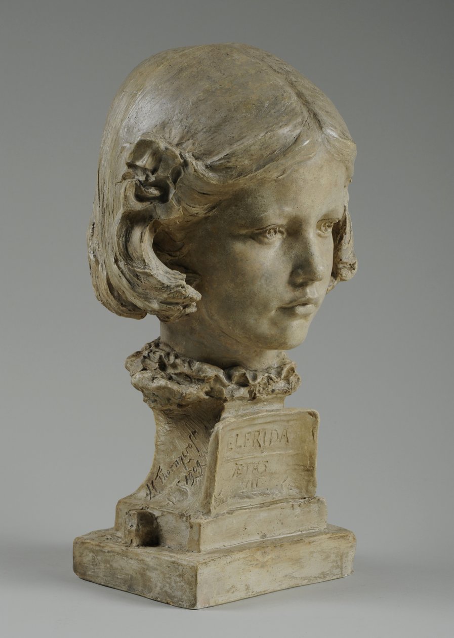 Bust of Elfrida Thornycroft, 1909 by William Hamo Thornycroft