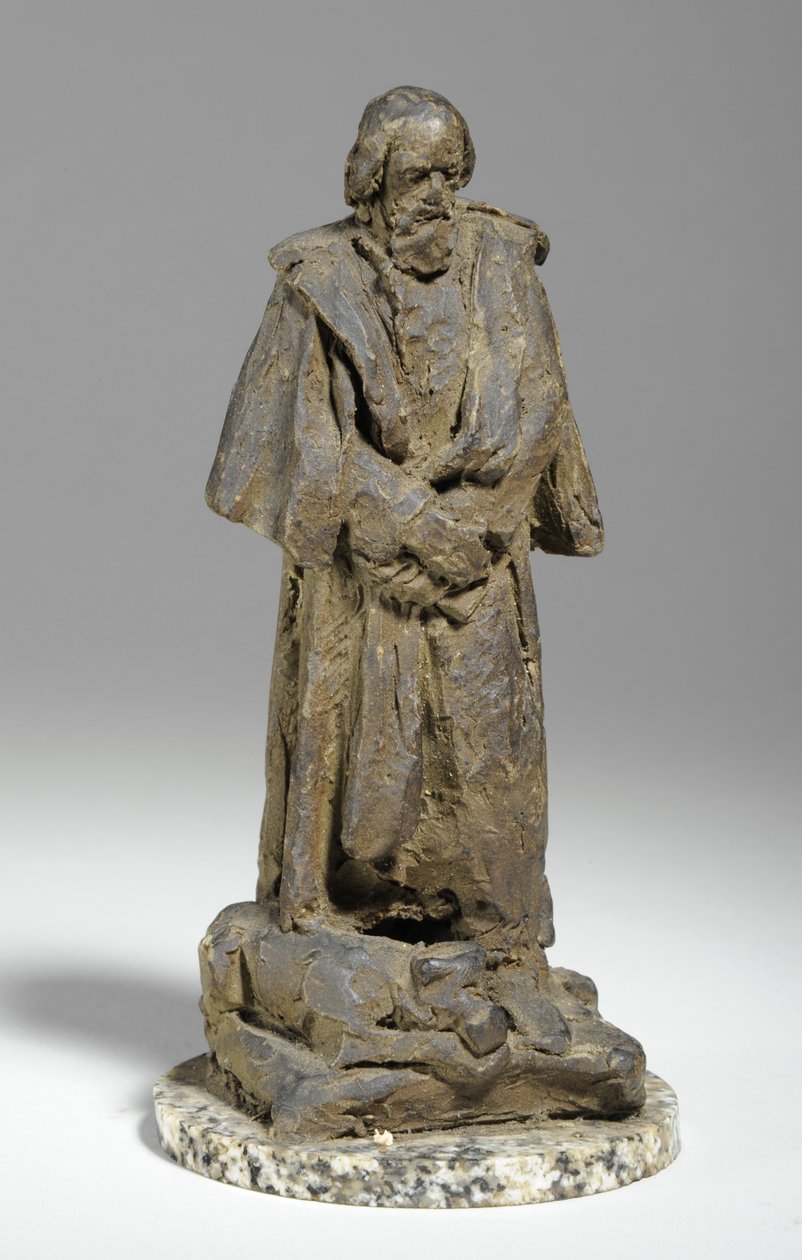 Maquette for Alfred, Lord Tennyson seated at Trinity College, Cambridge, c.1909 by William Hamo Thornycroft