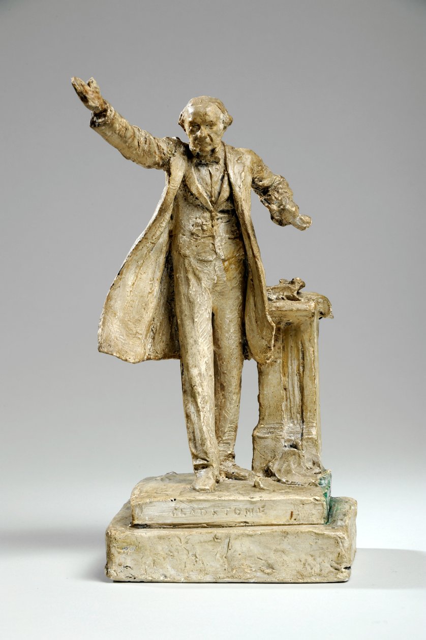 Maquette for the Statue of William Ewart Gladstone on the Strand, London, c.1905 by William Hamo Thornycroft
