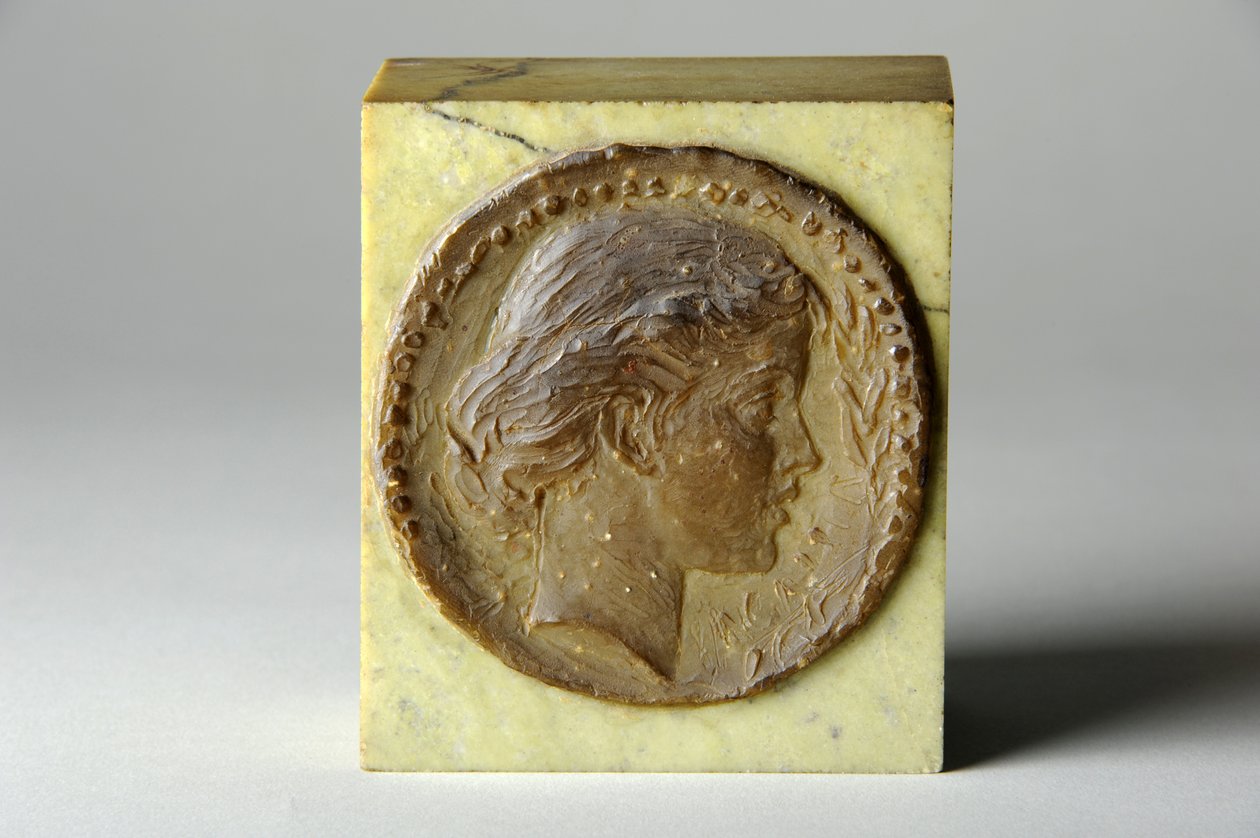 Medallion portrait of Agatha Thornycroft, c.1900 by William Hamo Thornycroft