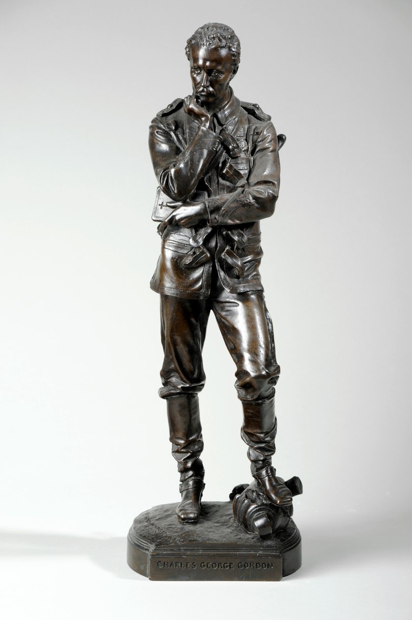 Statuette of General Charles Gordon by William Hamo Thornycroft