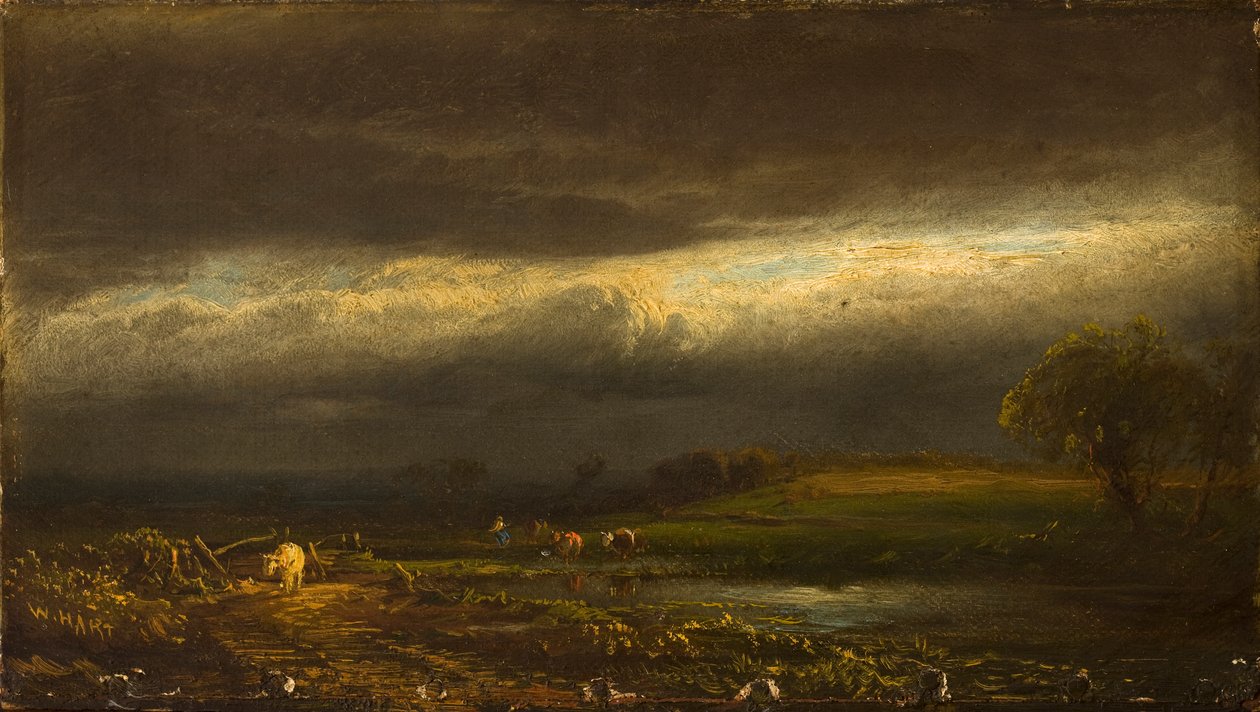 Coming Storm, Lake Cayuga (N.Y.) by William Hart