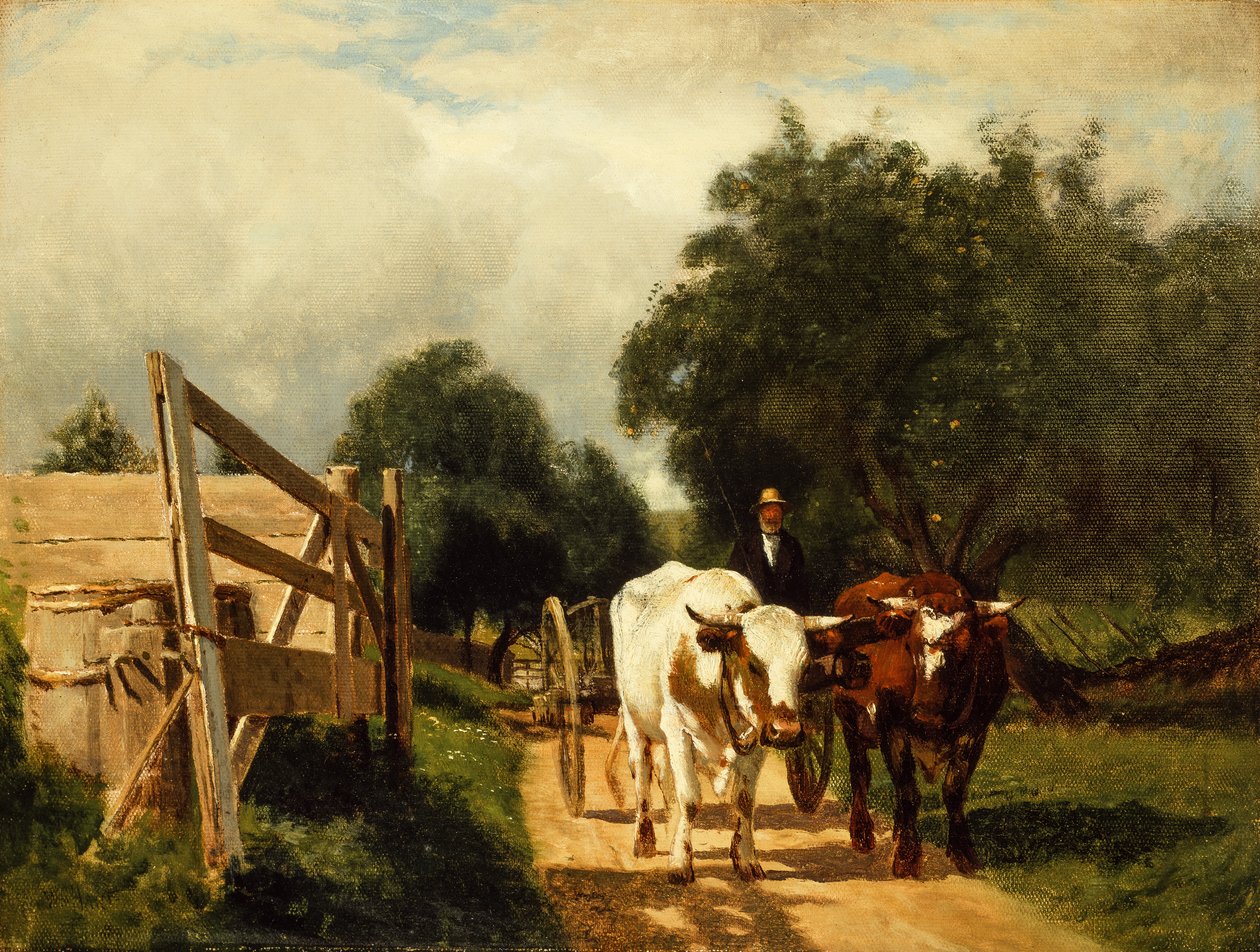 The Ox Cart by William Hart