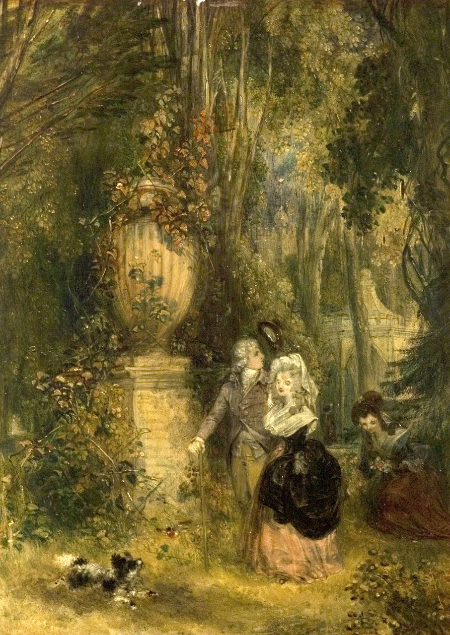 The Wilderness at Weston, Buckinghamshire, with Pope