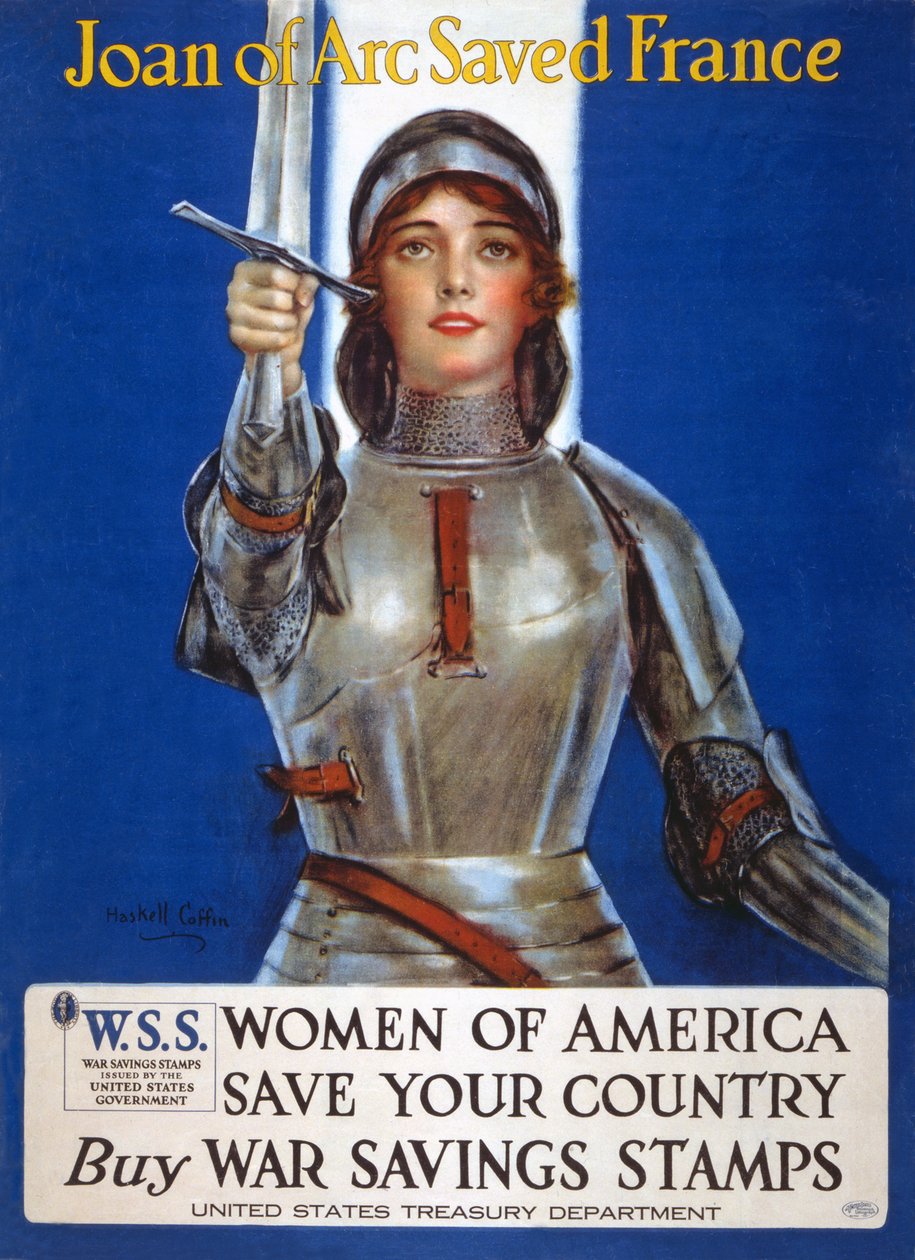 Joan of Arc Saved France, 1918 by William Haskell Coffin