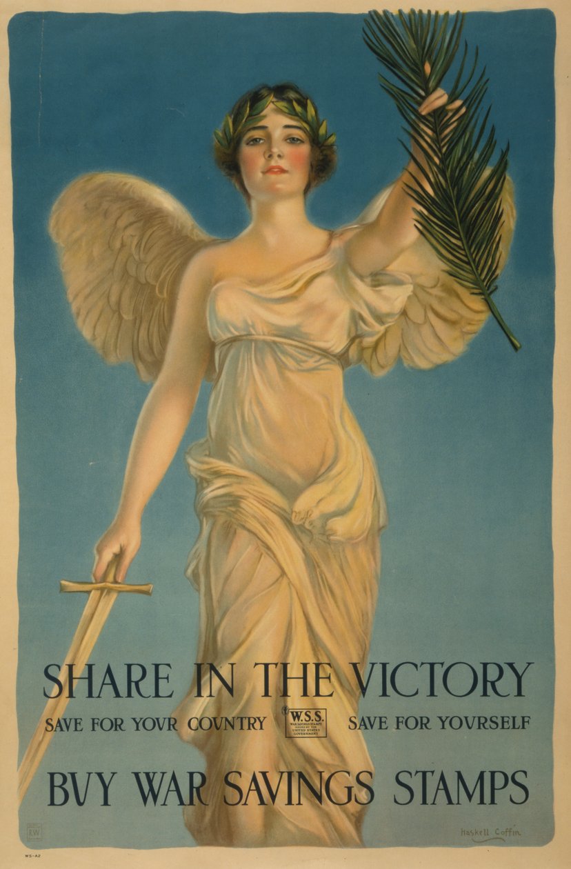 Share in the Victory, Buy War Savings Stamps, 1918 by William Haskell Coffin