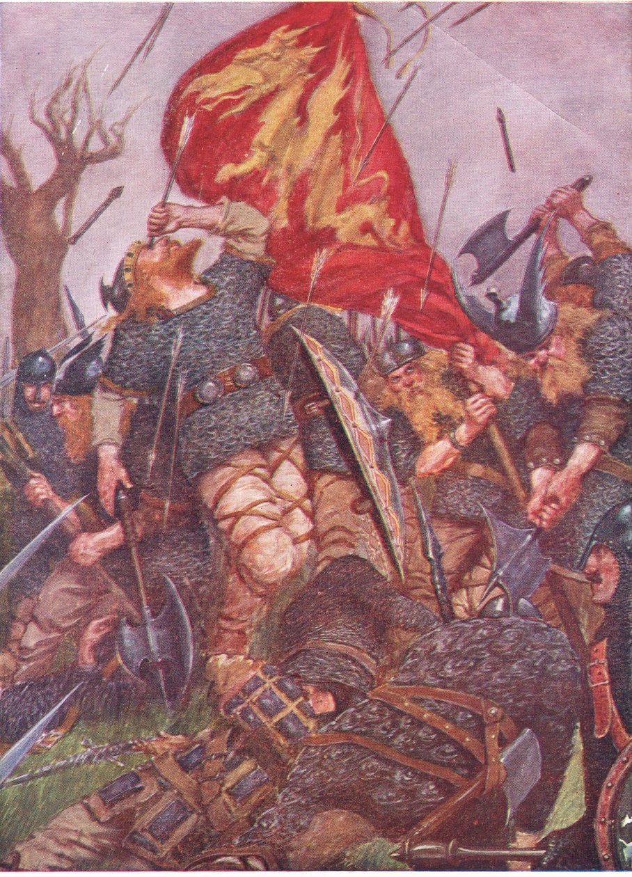One Shaft, Falling from Heaven, Pierced His Right Eye by William Hatherell