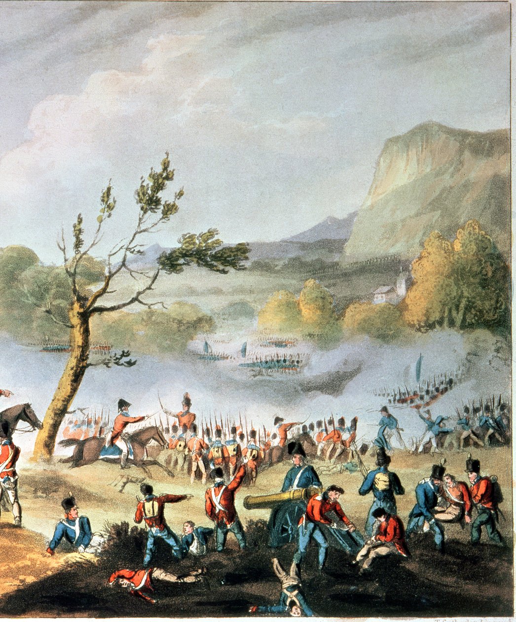 Battle of Maida, July 4th, 1806, engraved by Thomas Sutherland (detail) by William Heath