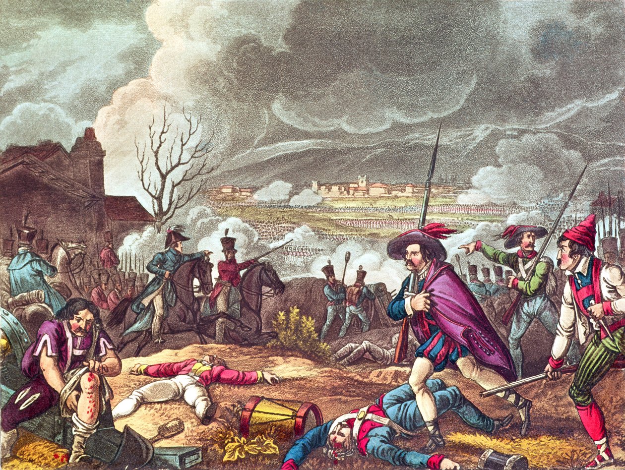 The Battle of Toulouse, 10th April 1814, engraved by J.C. Stadler by William Heath