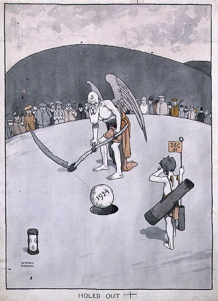 "Holed Out", an illustration from 