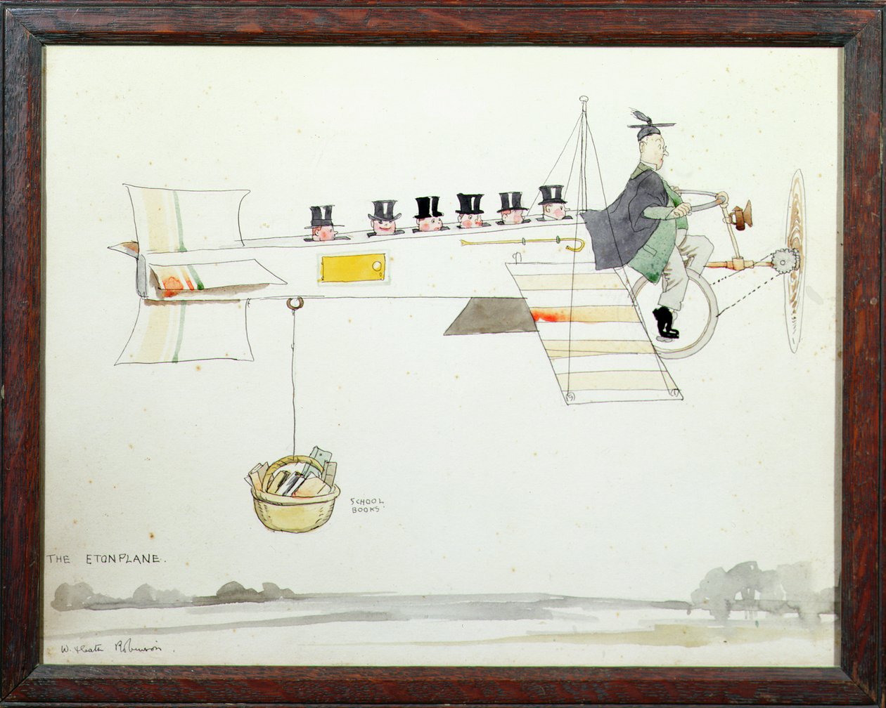 The Eton Plane by William Heath Robinson