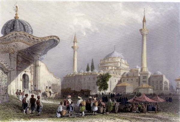 The Mosque of Bajazet with the Seraskier