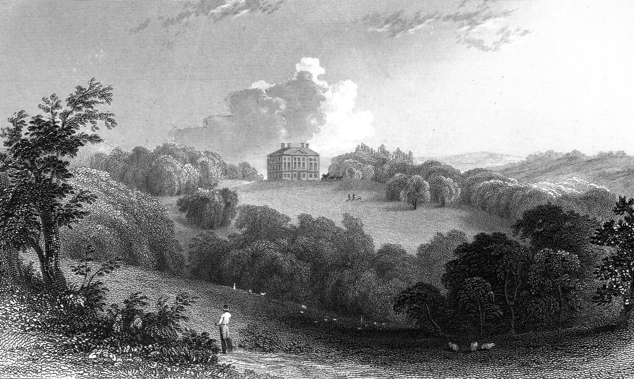 Copped Hall, Essex, engraved by Thomas Garner by William Henry Bartlett