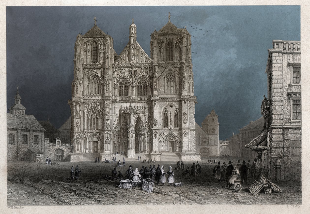 Dome of Regensburg by William Henry Bartlett