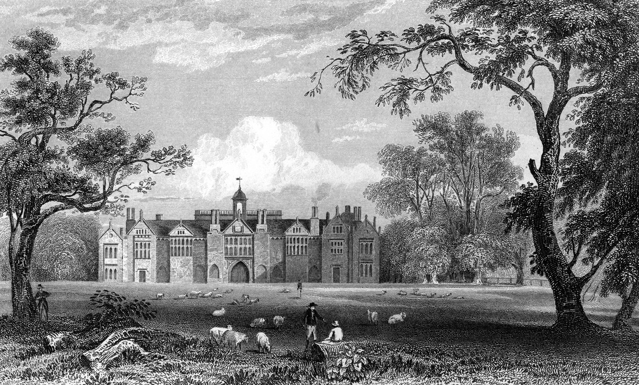 Gosfield Hall, Essex, engraved by Robert Sands by William Henry Bartlett