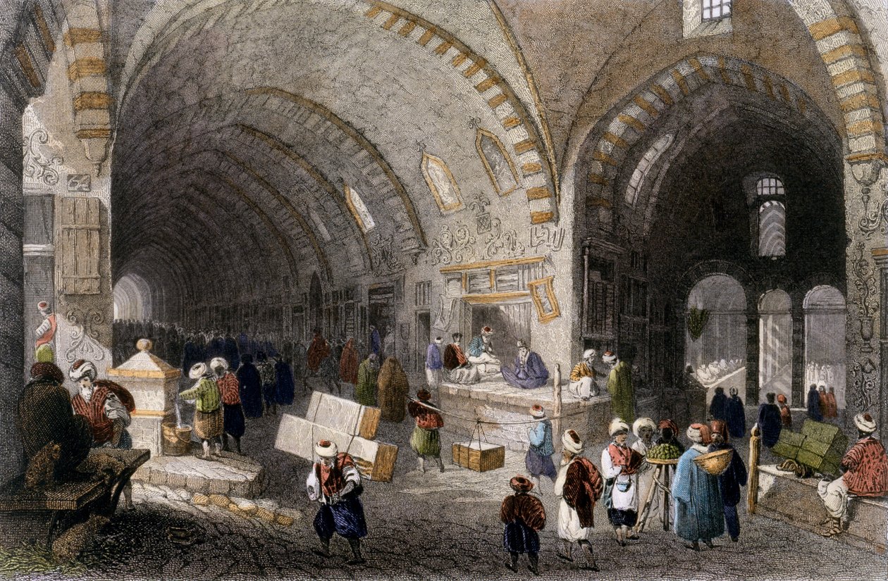 Great Avenue in the Tchartchi, 1850 by William Henry Bartlett