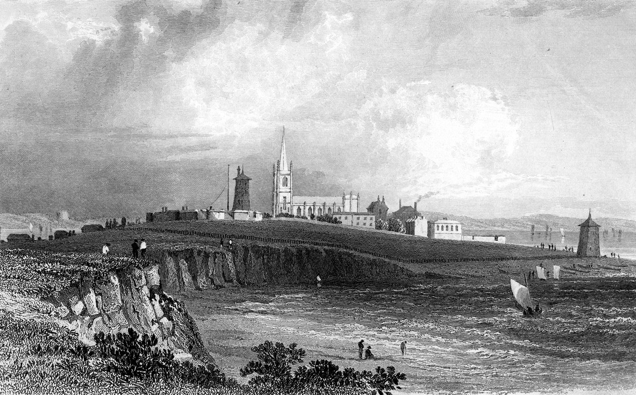 Harwich, Essex, Engraved by Henry Adlard, c.1832 by William Henry Bartlett