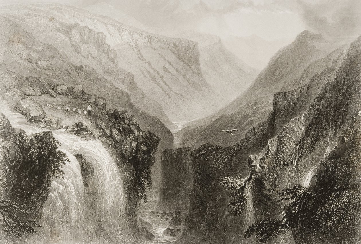 Head of Glenmalure, County Wicklow, from 